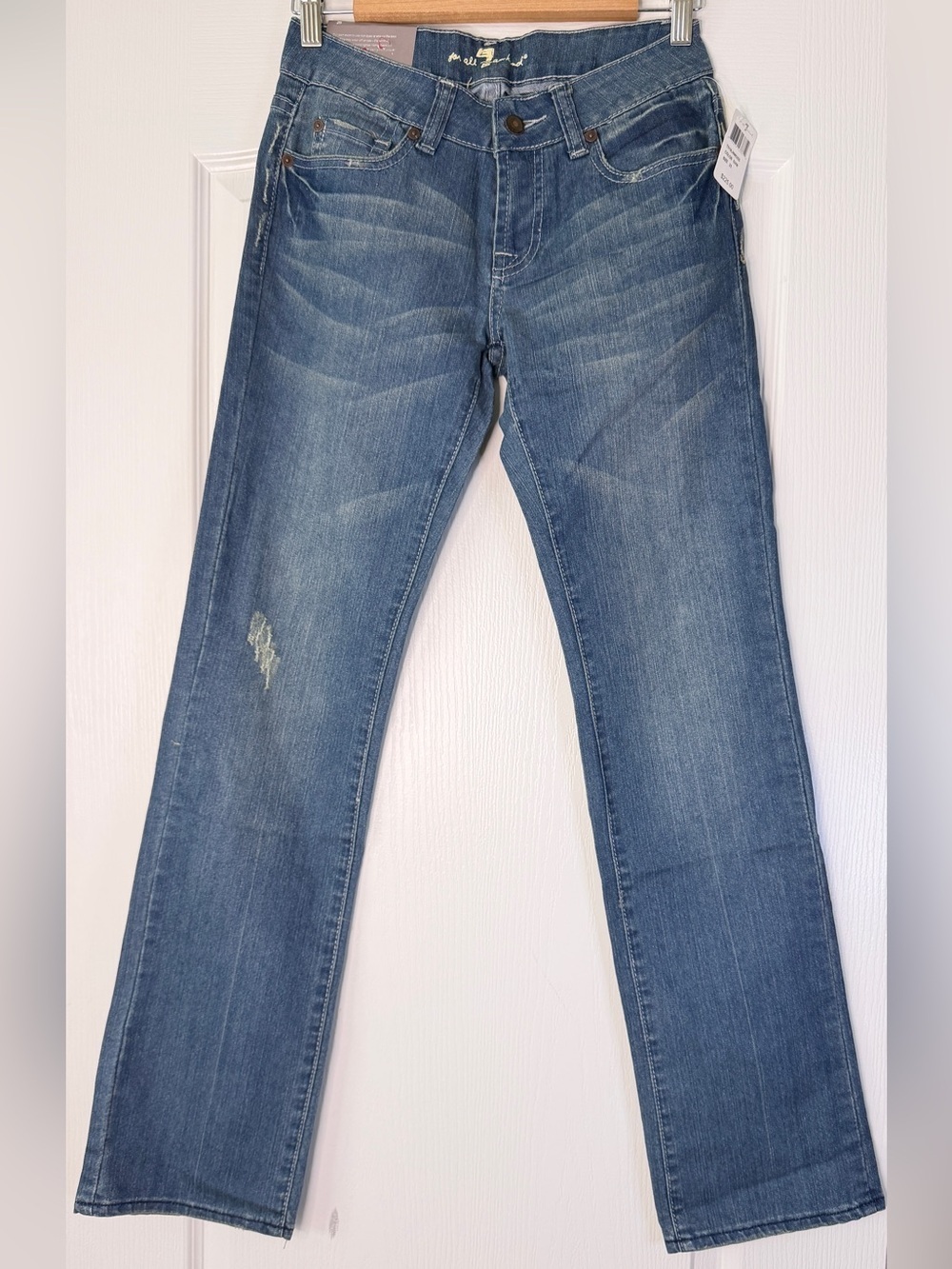 7 For All Mankind Standard Classic Straight Leg Jeans Women’s 25 NWT Blue